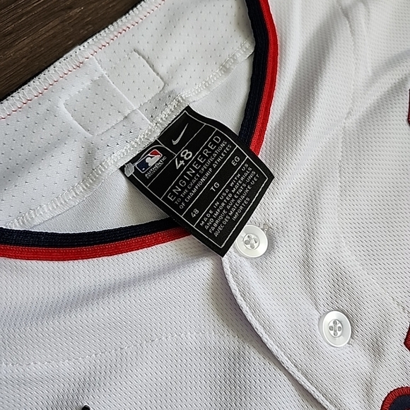 XL (48) Authentic Washington Nationals White Alternate Flex Base MLB Jersey Nats - Picture 4 of 12